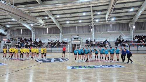 Iskolánk lány kézilabda csapata az Országos Diákolimpia elődöntőjében.